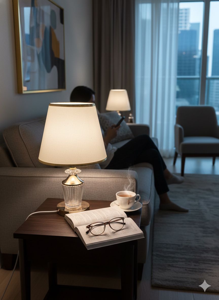 Elegant Crystal Table Lamp