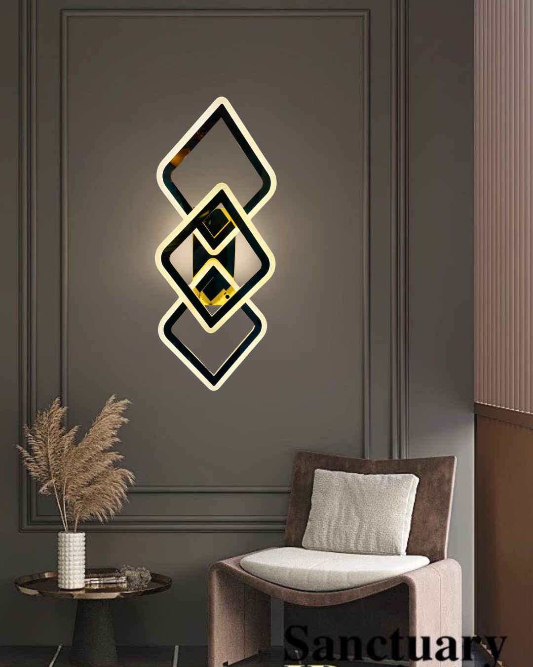 Tri-Diamond LED Wall Sconce