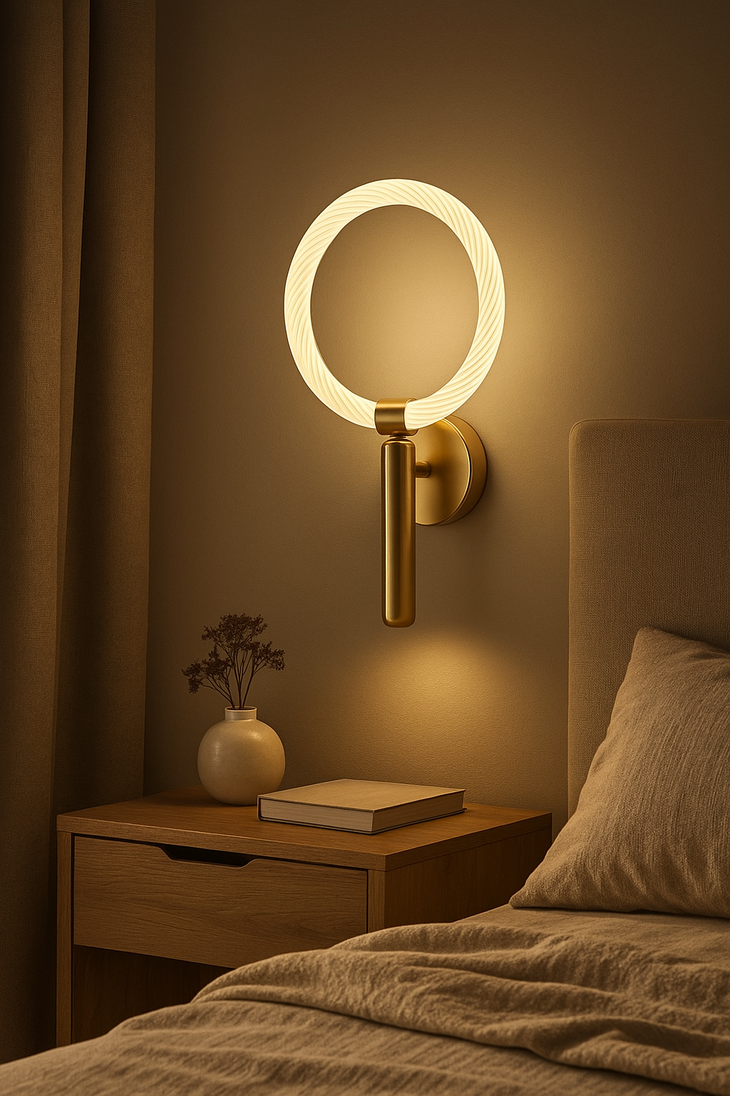 Luminous Halo LED Wall Light