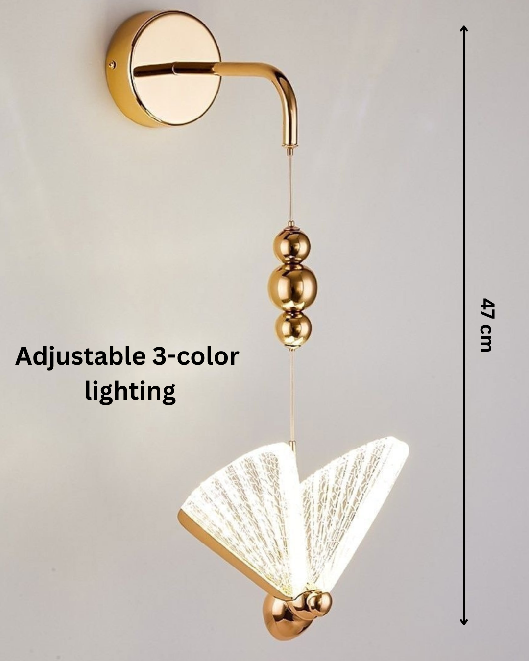 Acrylic Butterfly Wall Light