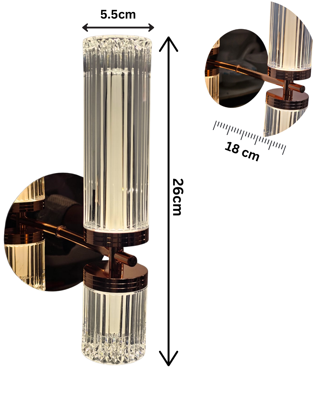 Opulent Twin Glow Sconce