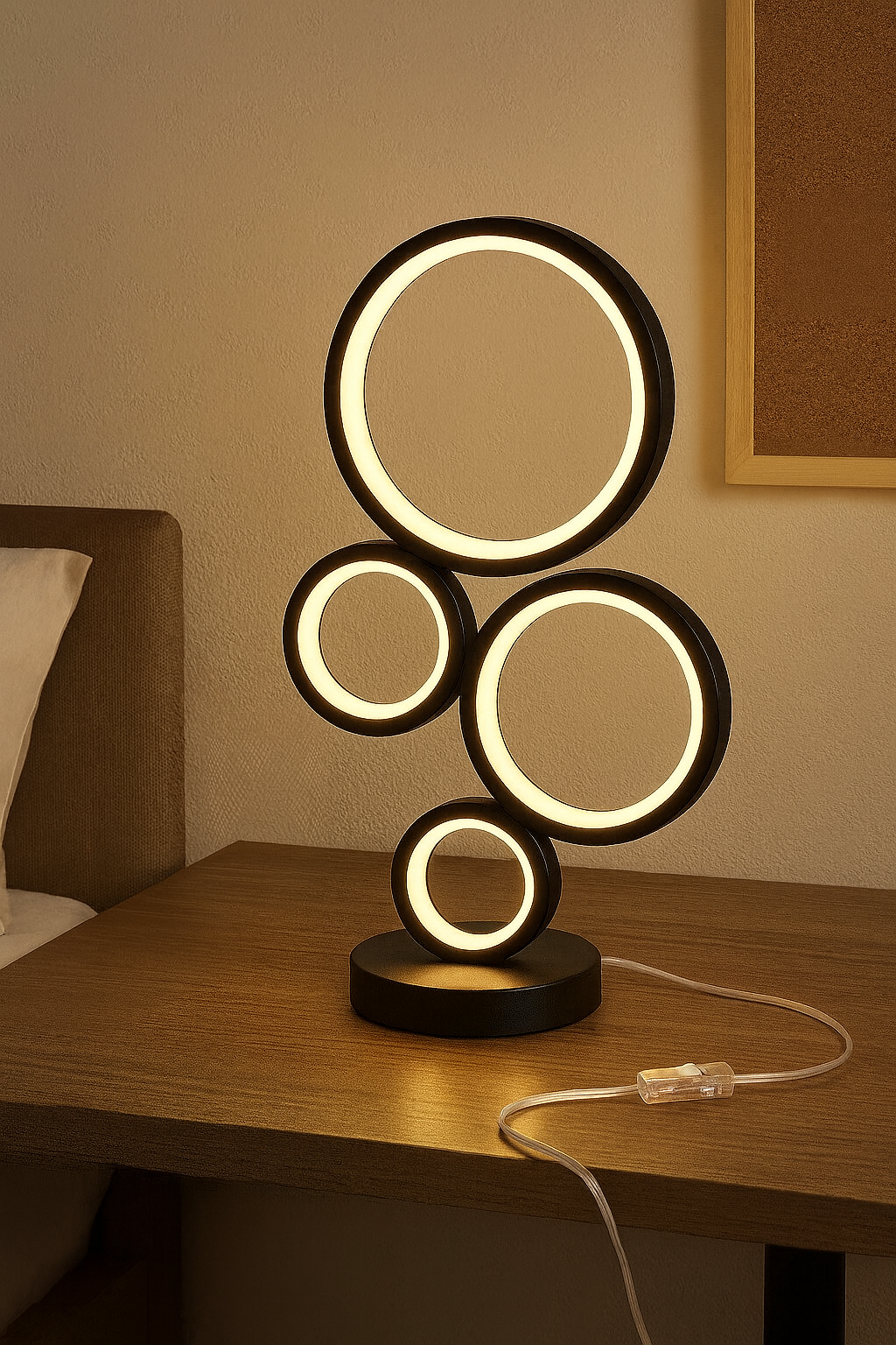 Modern LED Circle Table Lamp