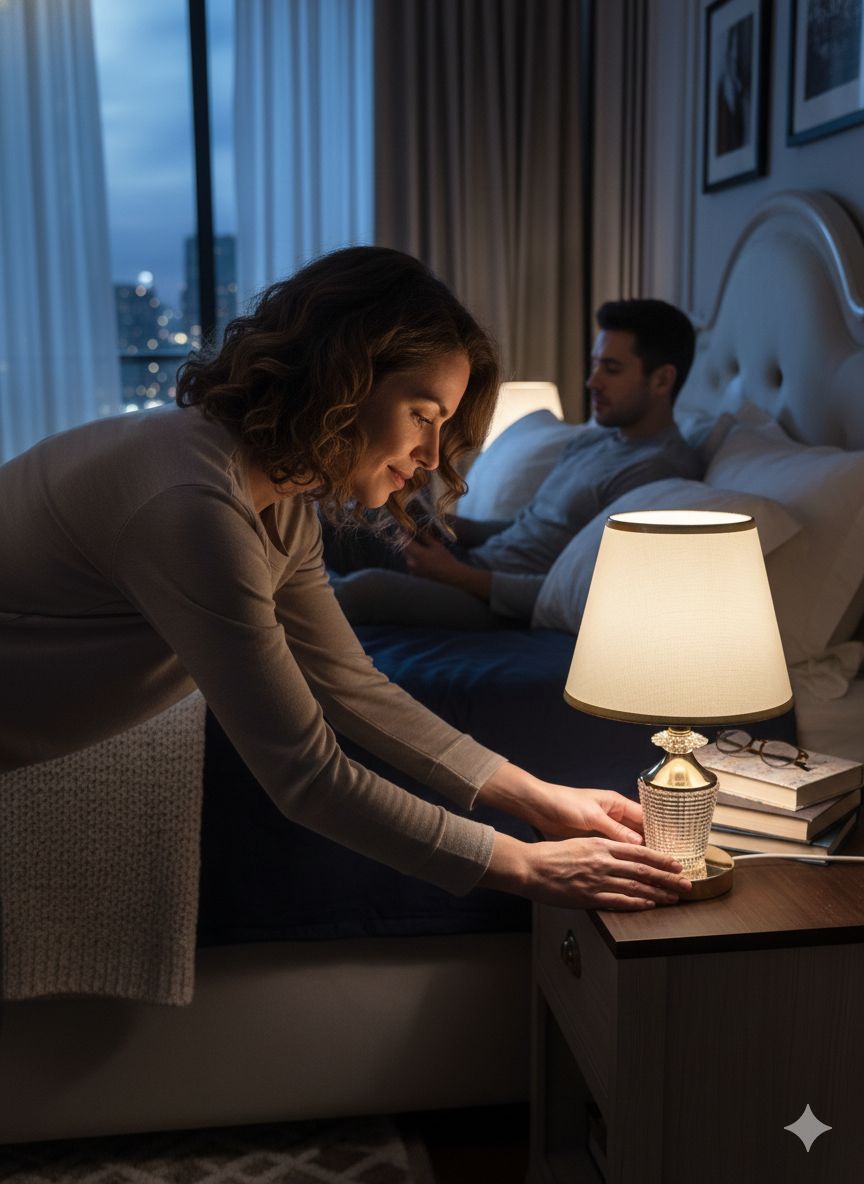 Elegant Crystal Table Lamp