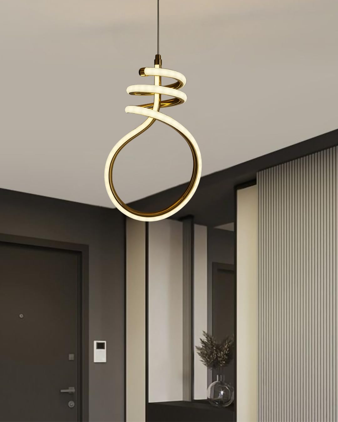 Lumi Spiral Modern LED Pendant Light