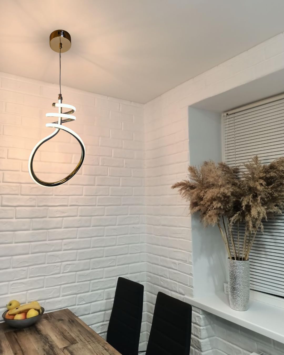 Lumi Spiral Modern LED Pendant Light