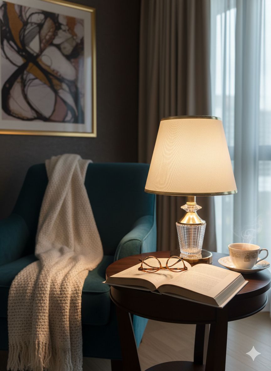 Elegant Crystal Table Lamp