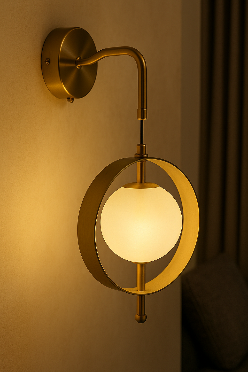 Luminous Orbit Wall Sconce