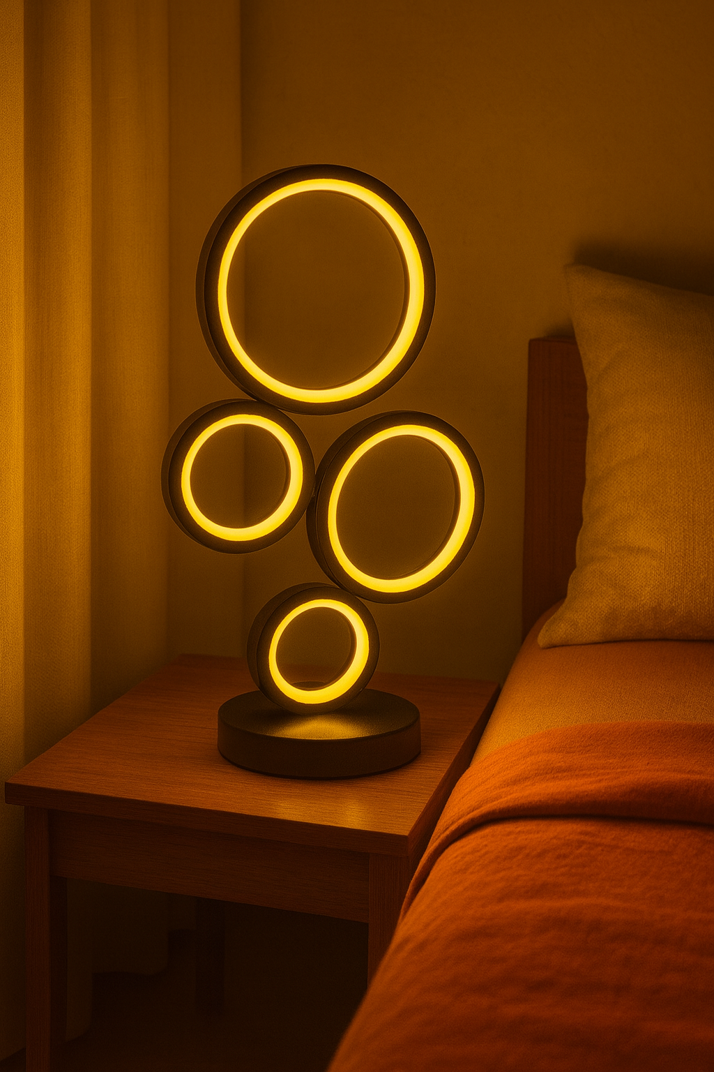 Modern LED Circle Table Lamp