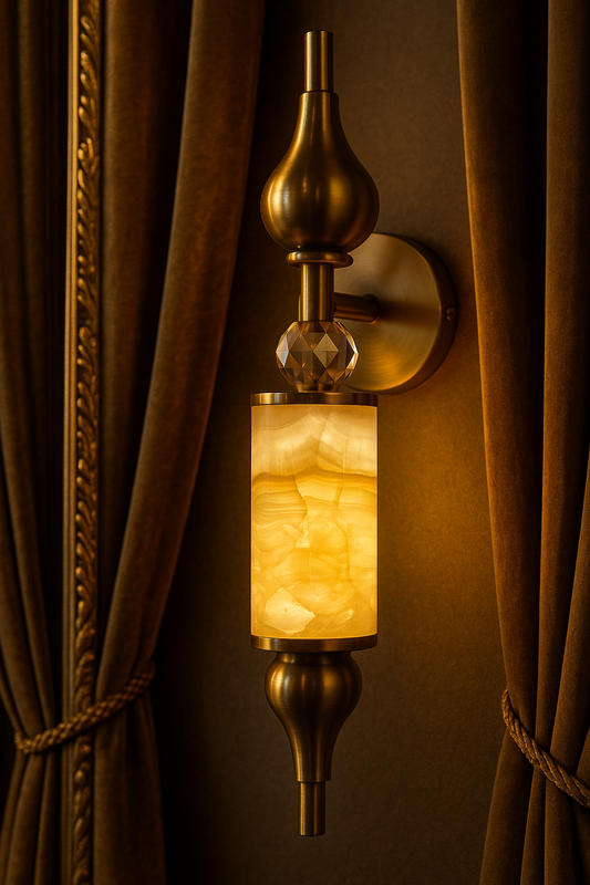 Aurelia Onyx Grandeur Wall Sconce