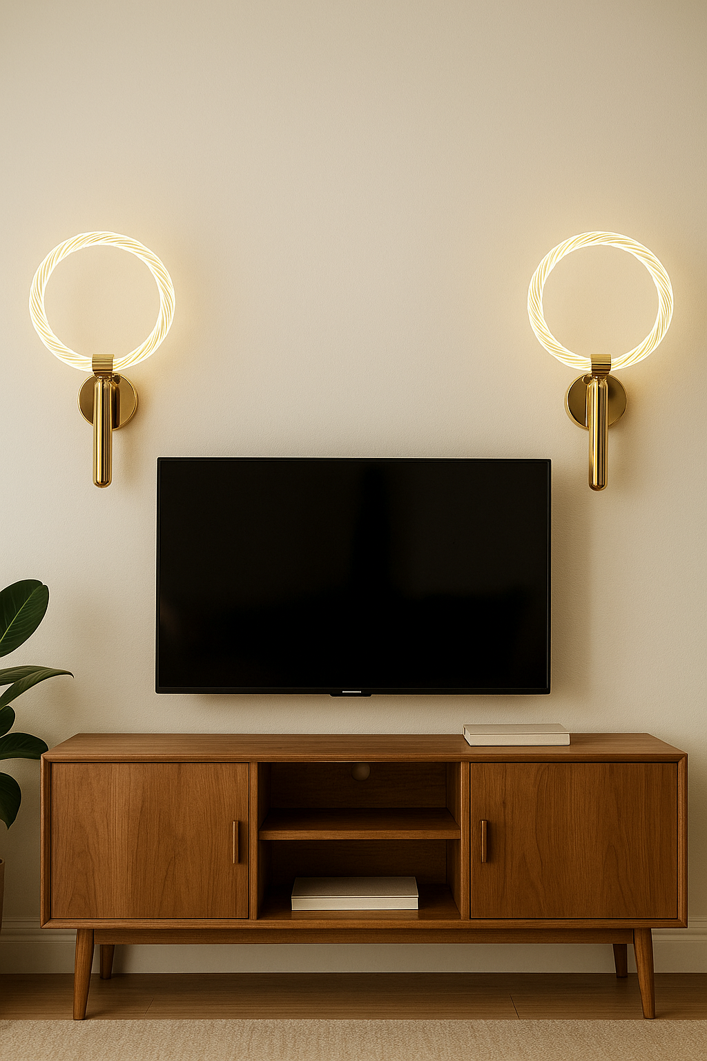 Luminous Halo LED Wall Light