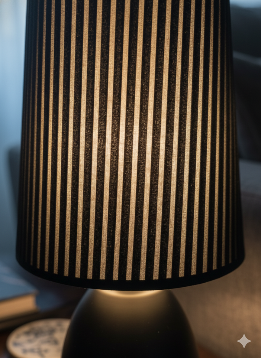 Velvet Noir Table Lamp