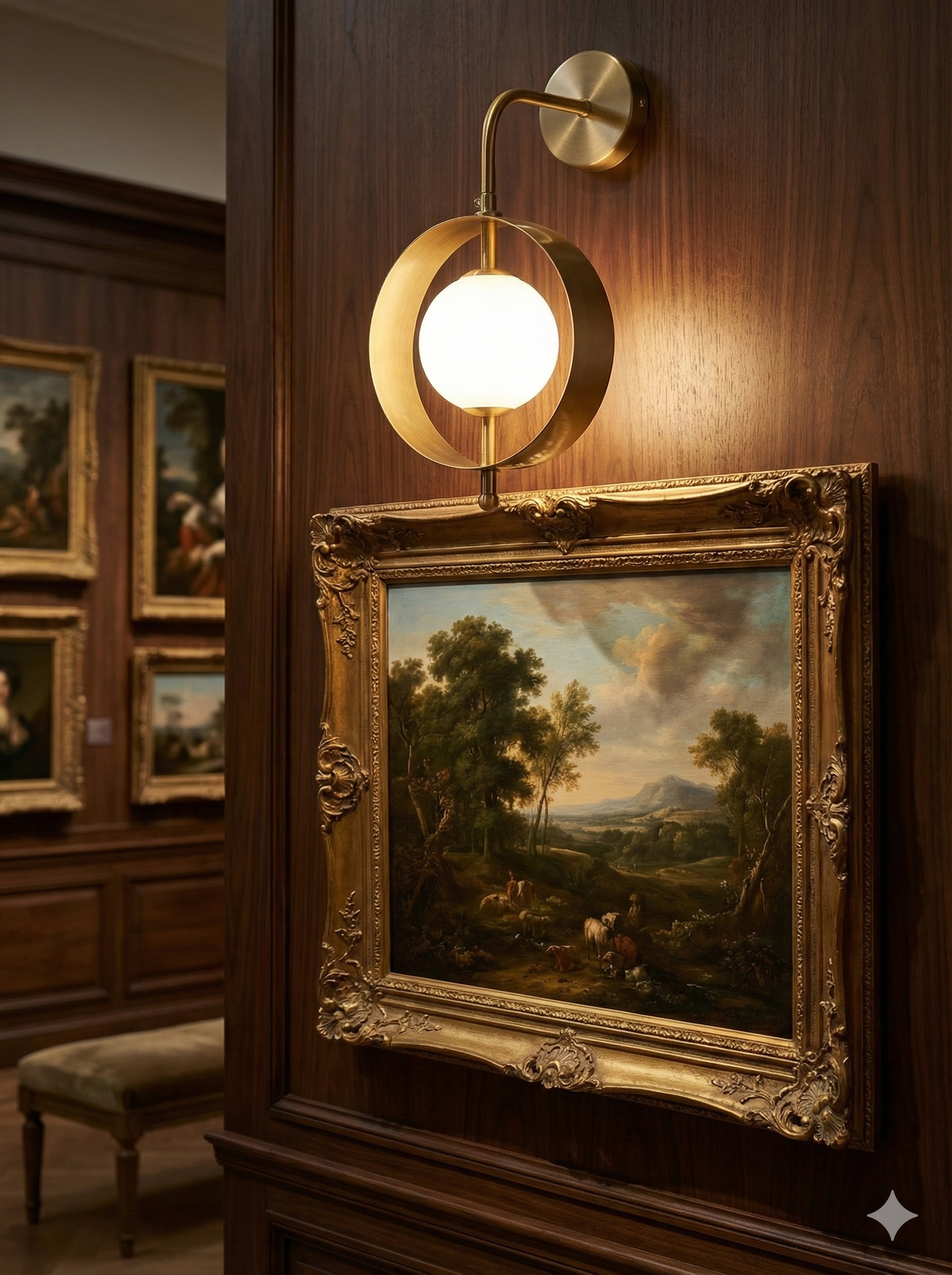 Luminous Orbit Wall Sconce