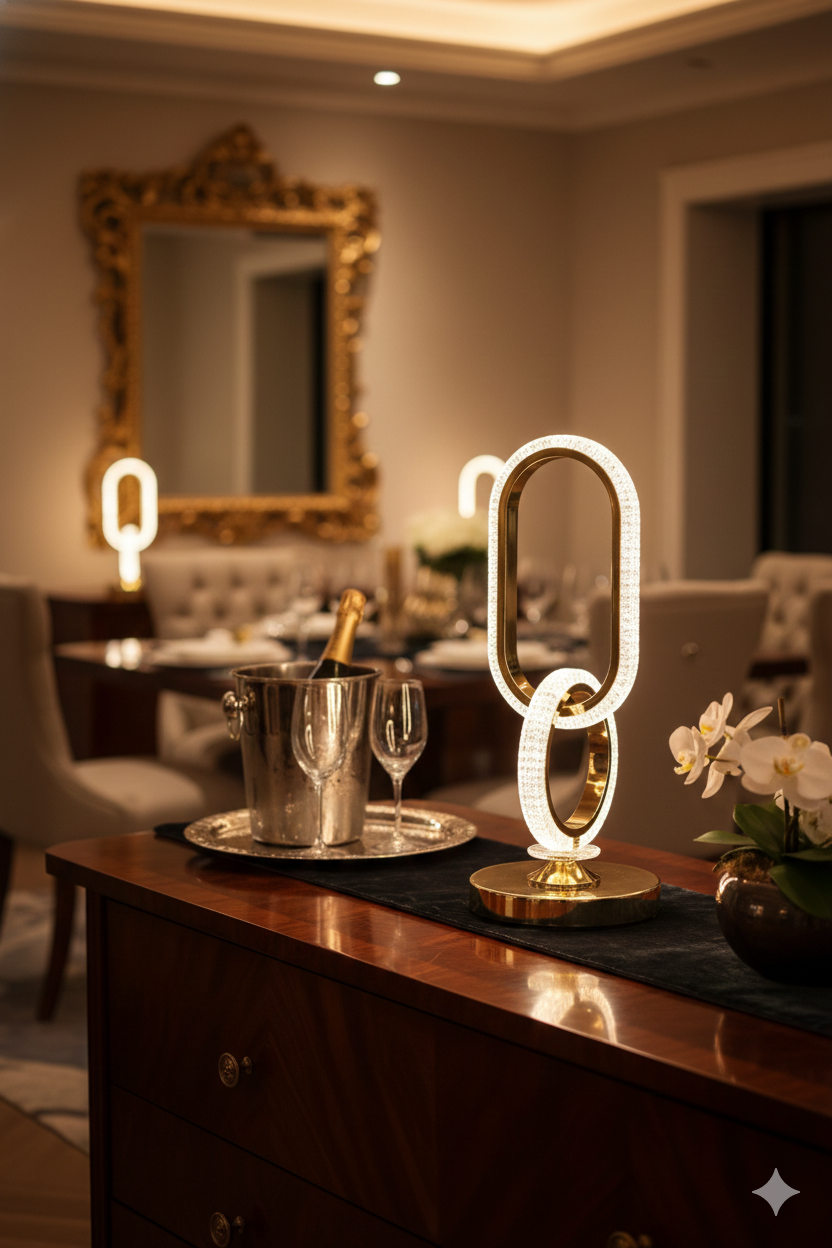 AURELION LOOP Luxury Table Lamp
