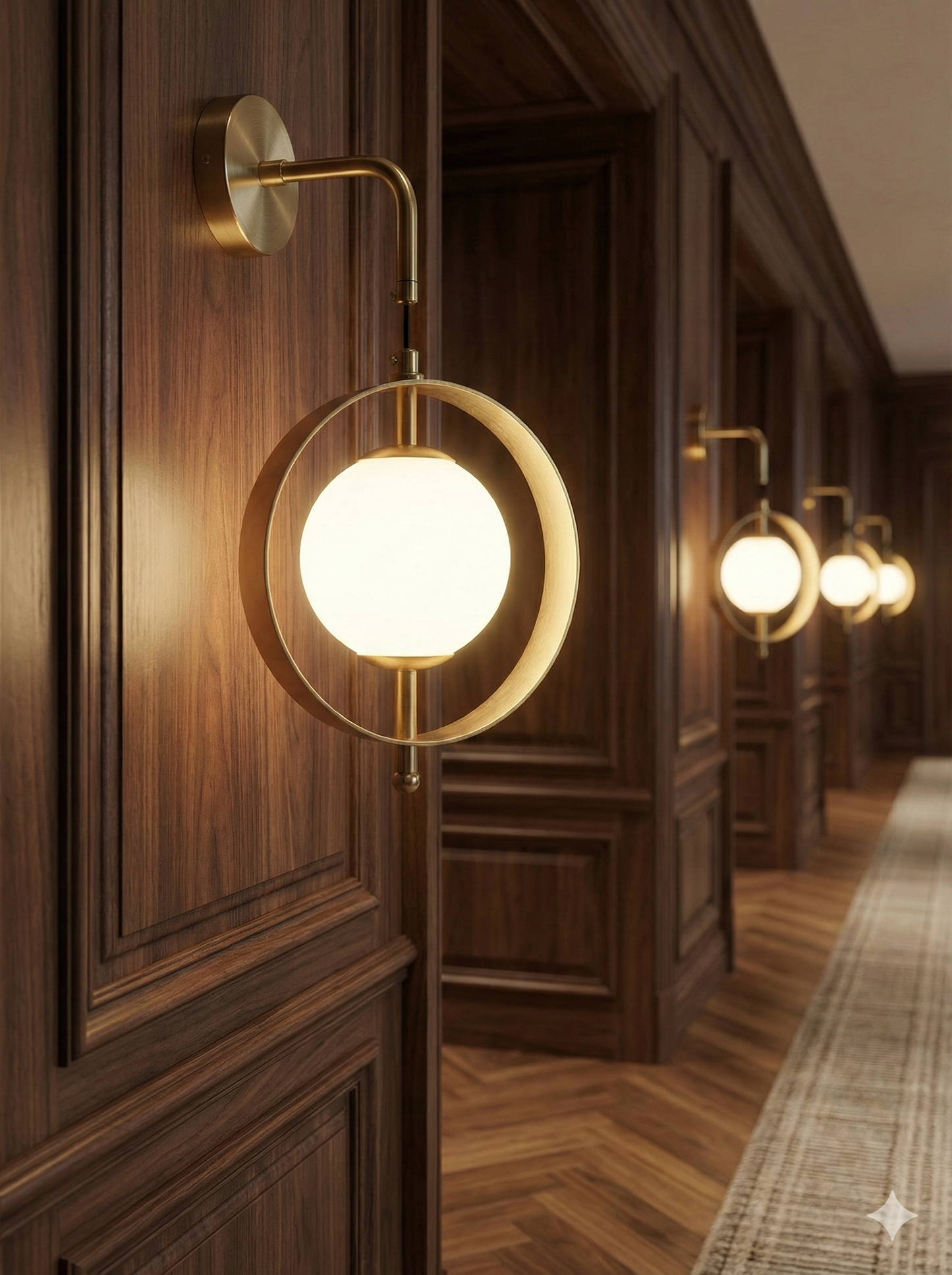 Luminous Orbit Wall Sconce