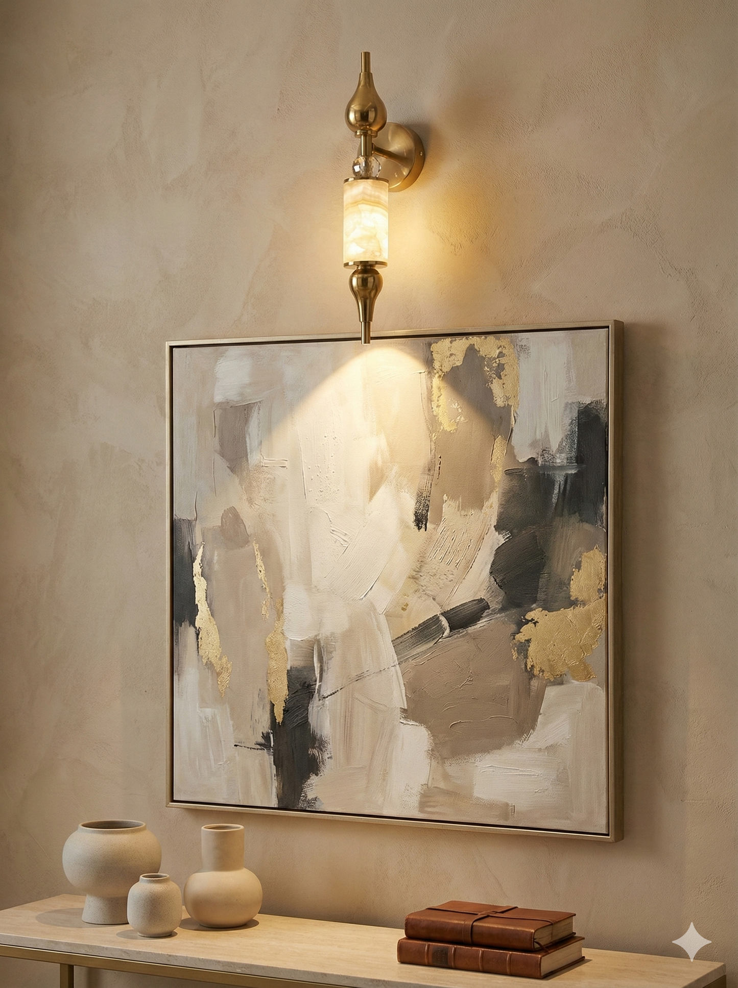 Aurelia Onyx Grandeur Wall Sconce