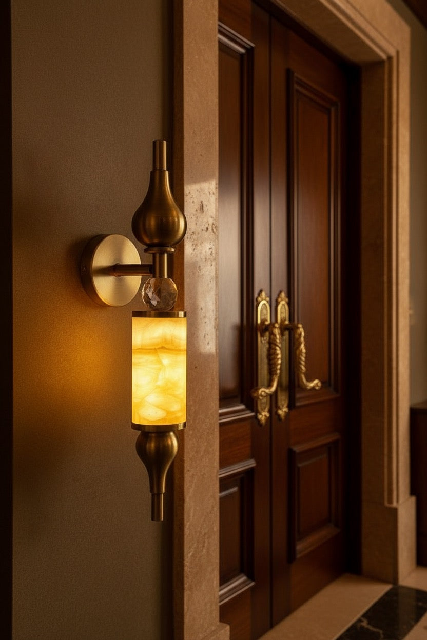 Aurelia Onyx Grandeur Wall Sconce