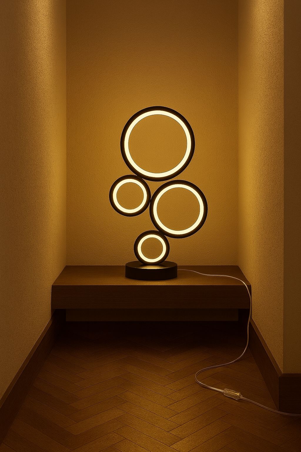 Modern LED Circle Table Lamp