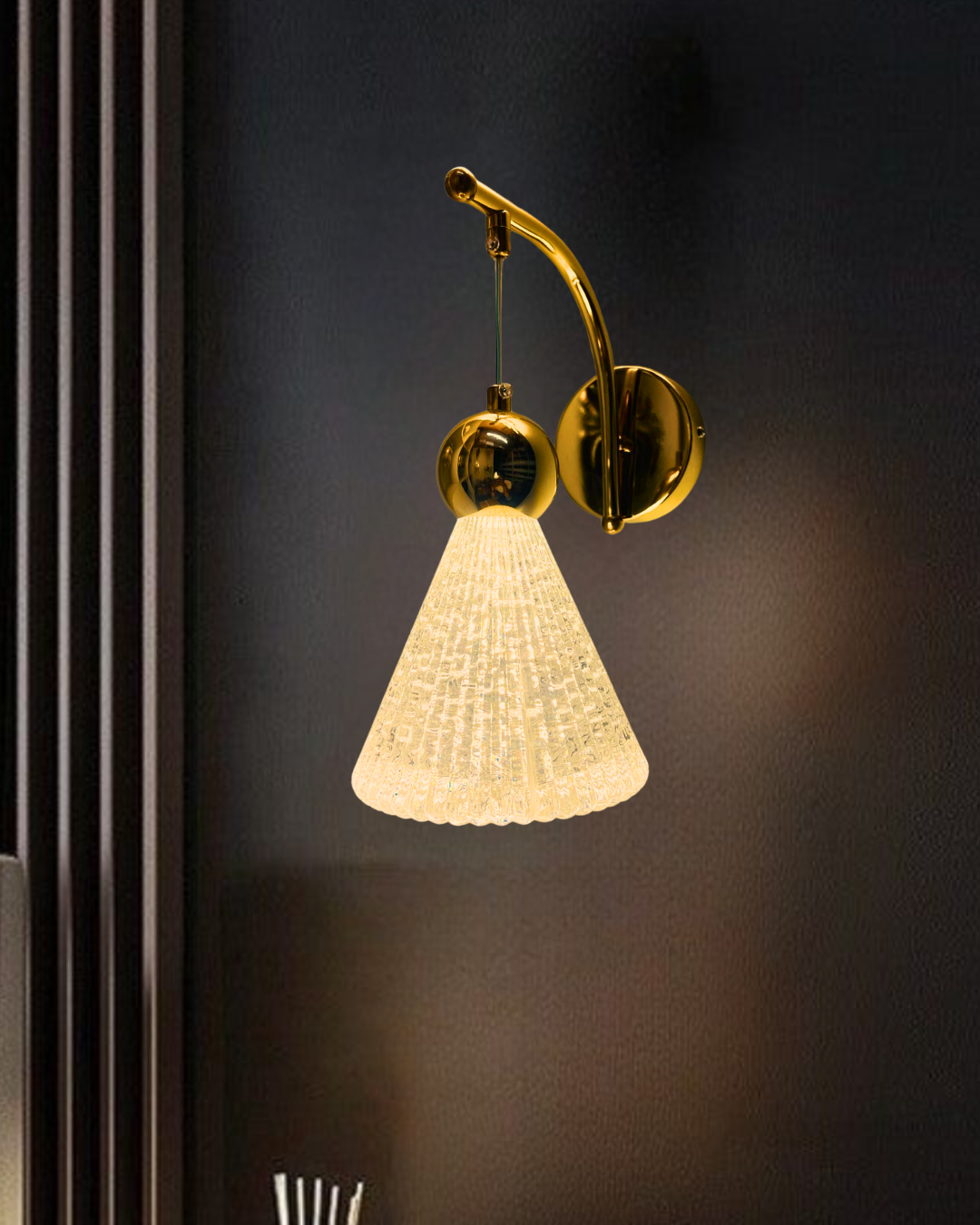 Timeless Crystal Wall Sconce