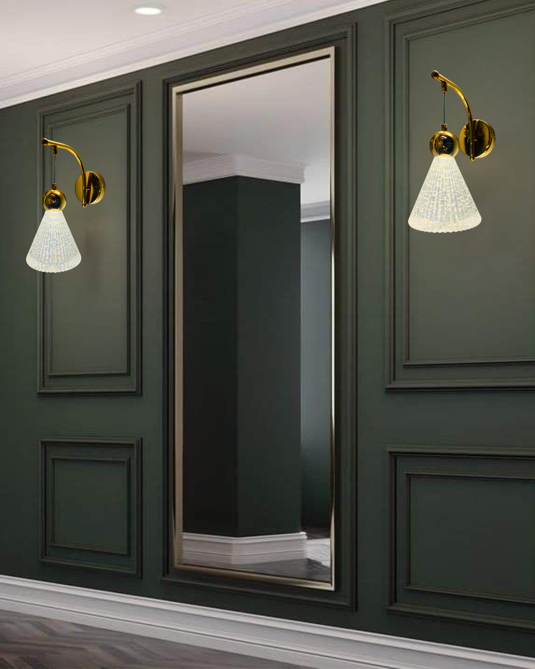 Timeless Crystal Wall Sconce