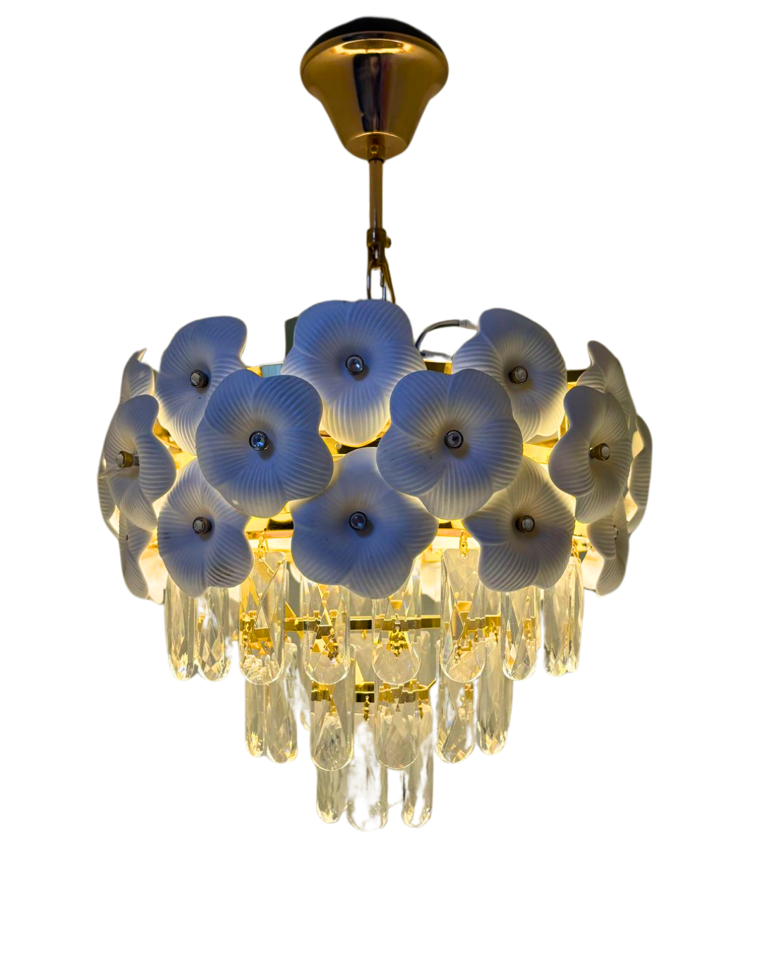 Floral Crystal Chandelier