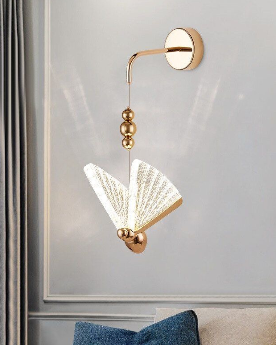 Acrylic Butterfly Wall Light