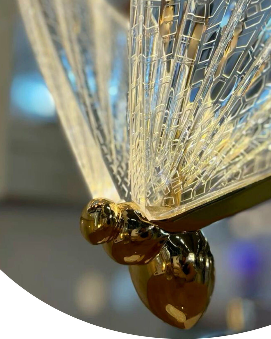 Acrylic Butterfly Wall Light