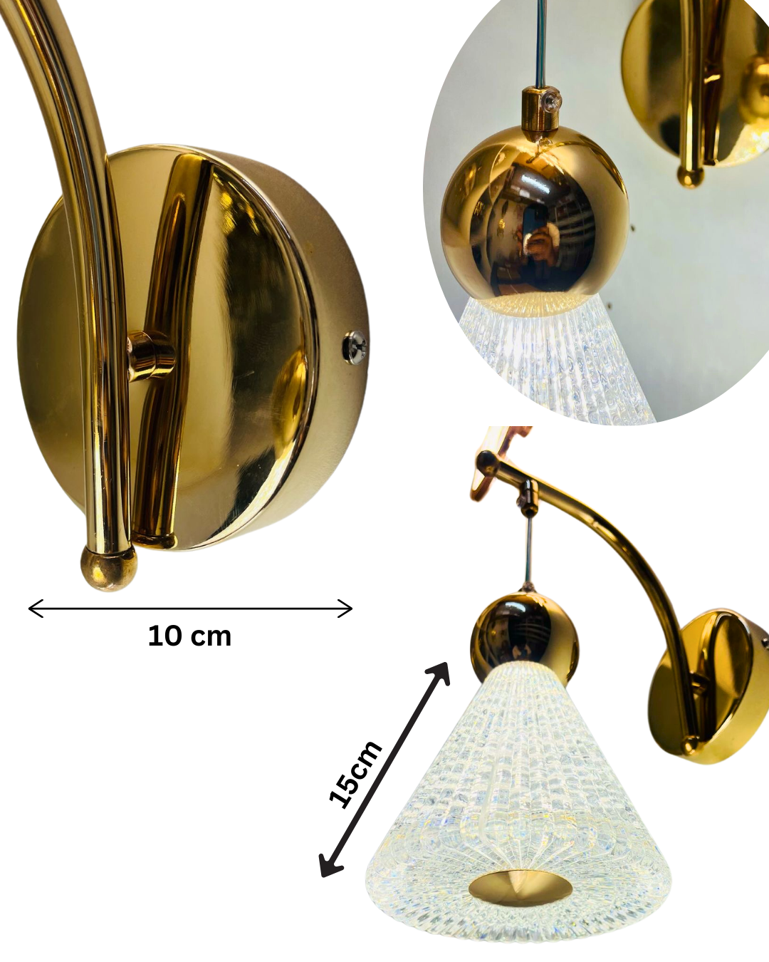 Timeless Crystal Wall Sconce