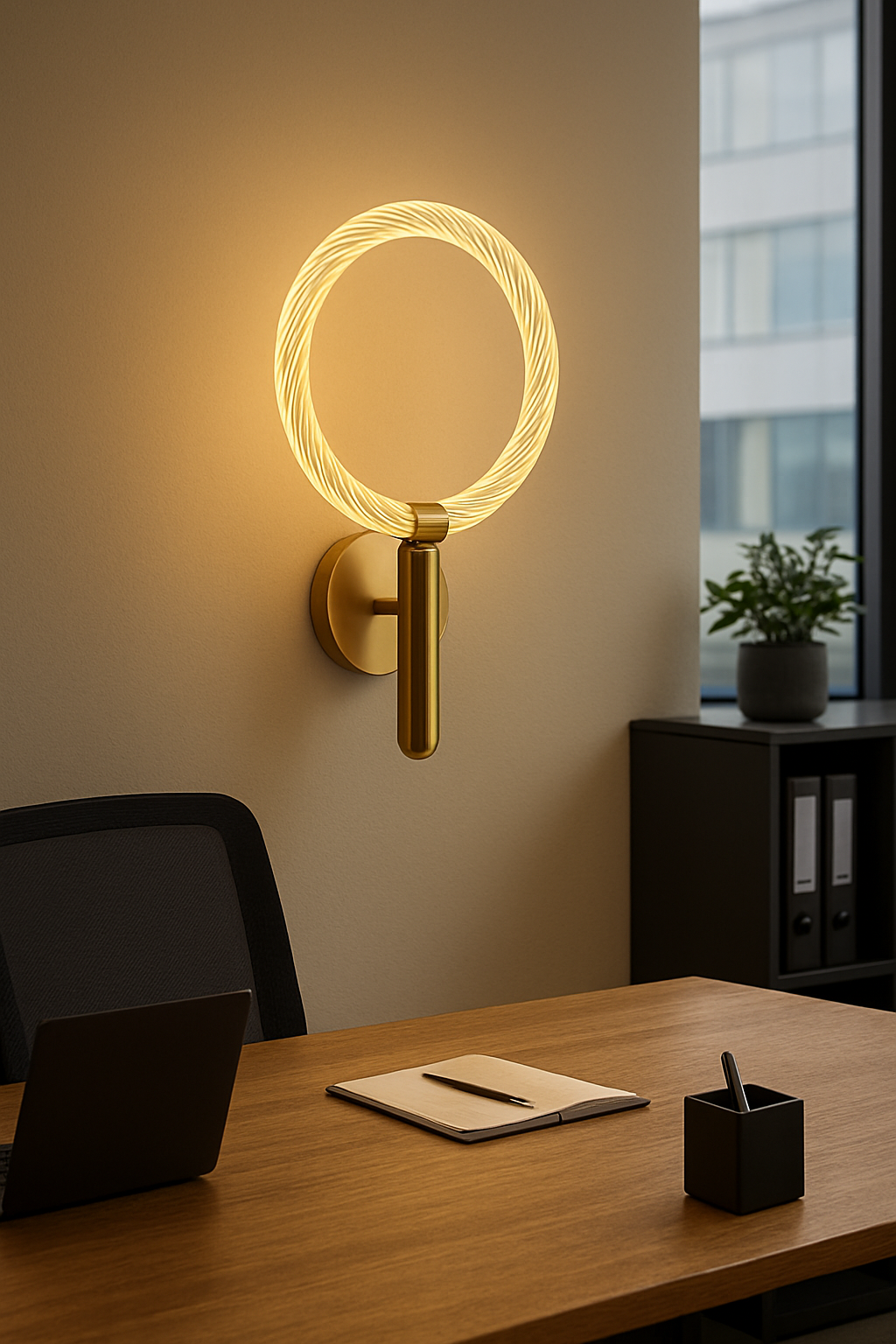 Luminous Halo LED Wall Light