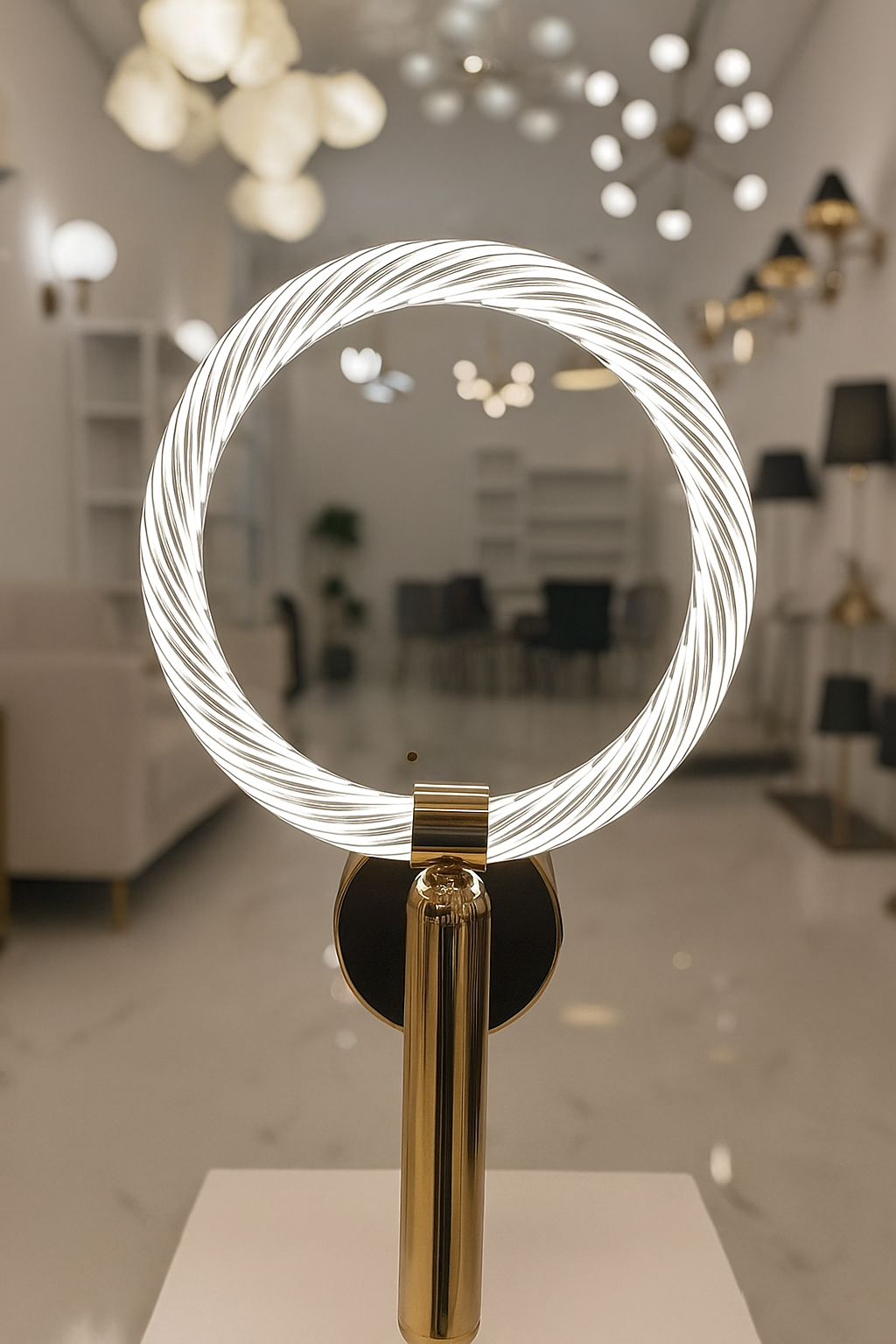 Luminous Halo LED Wall Light