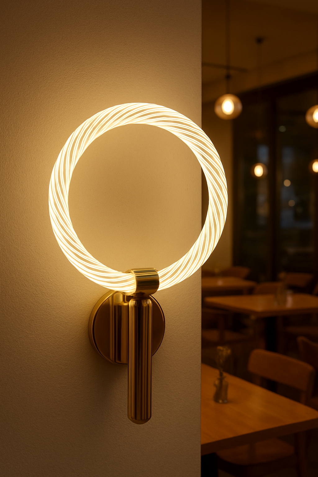 Luminous Halo LED Wall Light