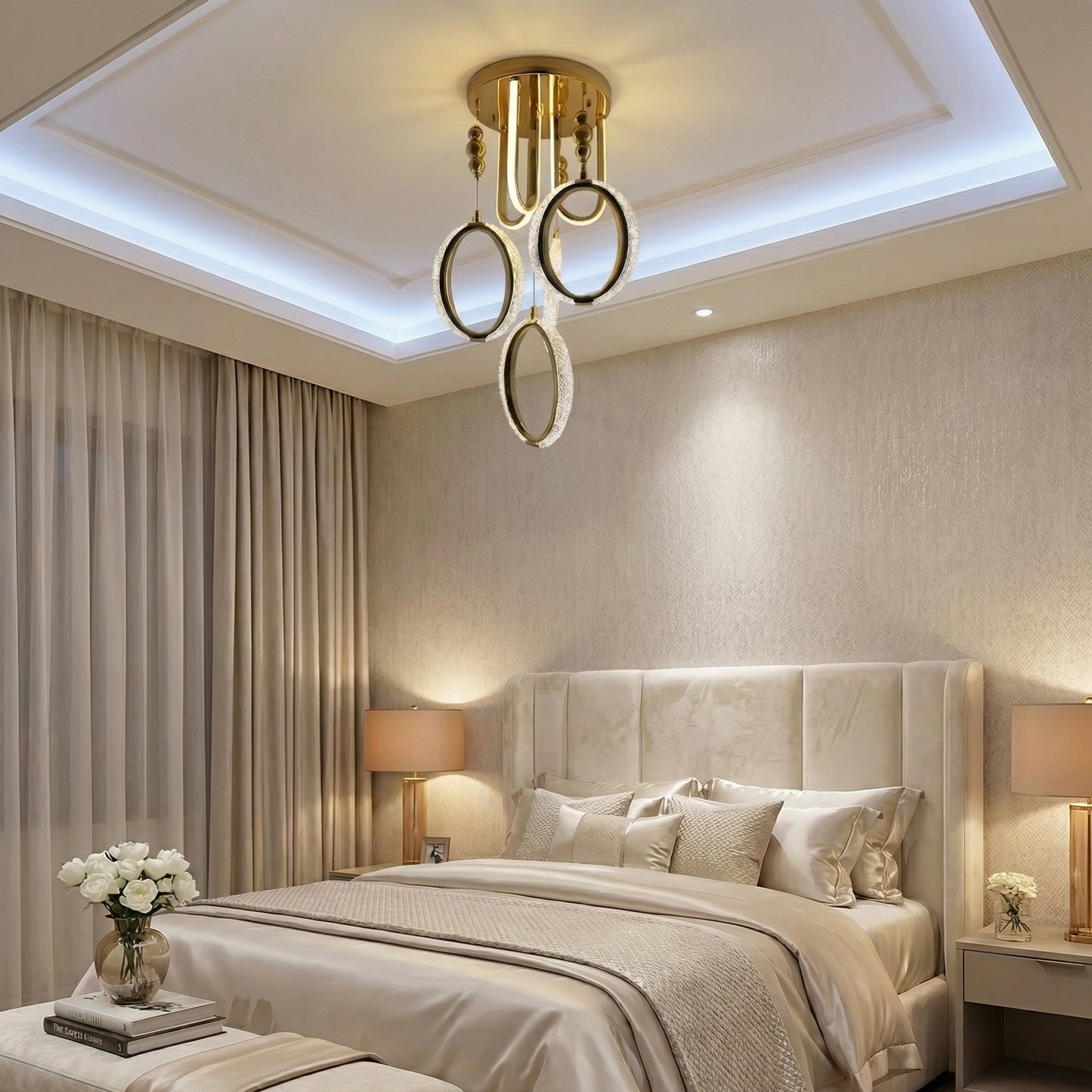 Infinite Ring Luxe Chandelier